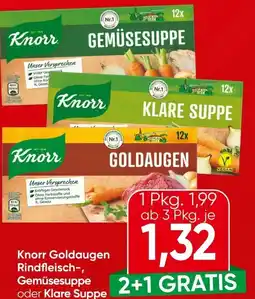 Spar Knorr Goldaugen Rindfleisch Gemüsesuppe Angebot