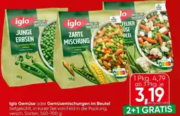 Spar Iglo Gemüse oder Gemüsemischungen im Beutel Angebot