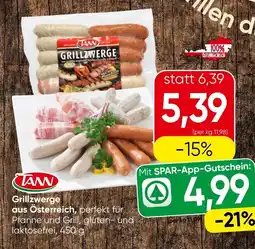 Spar Grillzwerge aus Österreich Angebot