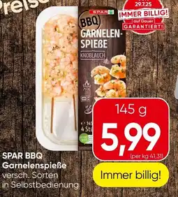 Spar SPAR BBQ Garnelenspieße Angebot