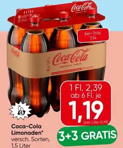 Spar Coca-Cola Limonaden Angebot