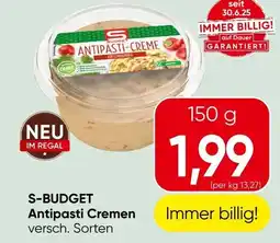 Spar S-BUDGET Antipasti Cremen Angebot