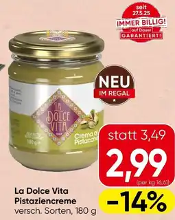 Spar La Dolce Vita Pistaziencreme Angebot