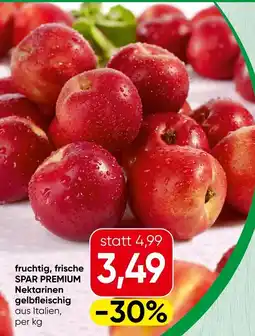 Spar fruchtig, frische SPAR PREMIUM Nektarinen gelbfleischig Angebot