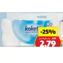 Hofer Toilettenpapier 3-lagig, 220 Blatt HOFER Angebot
