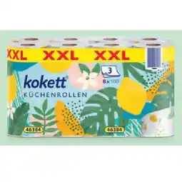 Hofer Küchentücher 3-lagig, 100 Blatt HOFER Angebot