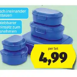 Hofer Frischhaltedosen-Set, 5-teilig HOFER Angebot