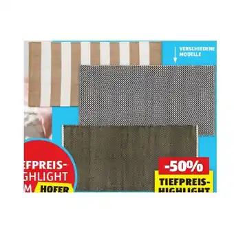Hofer Teppichbrücke Gewebt versch. Modelle HOFER Angebot