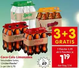 Interspar Coca-Cola Limonaden Verschiedene Sorten Angebot