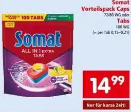 Interspar Somat Vorteilspack Caps Angebot