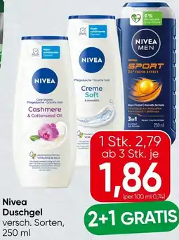 Spar Nivea Duschgel Angebot