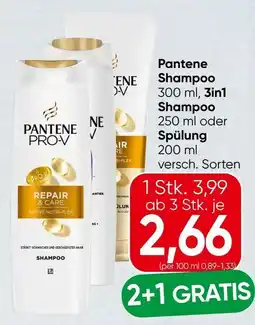 Spar Pantene Shampoo Angebot