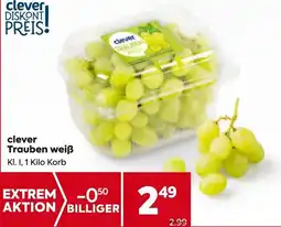 Billa clever Trauben weiß Angebot