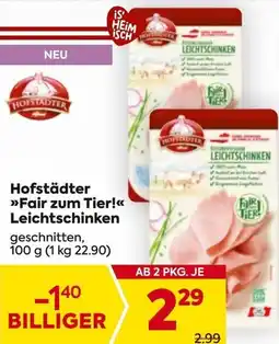 Billa Hofstädter Fair zum Tier! Leichtschinken Angebot