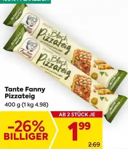 Billa Tante Fanny Pizzateig Angebot