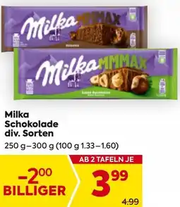 Billa Milka Schokolade div. Sorten Angebot