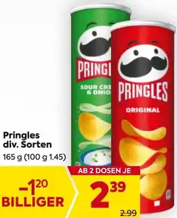Billa Pringles div. Sorten Angebot