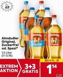 Billa Almdudler Original, Zuckerfrei od. Spezi Angebot