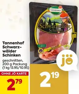 Billa Tannenhof Schwarzwalde Schinken Angebot