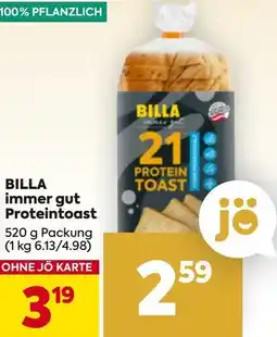 Billa BILLA immer gut Proteintoast Angebot