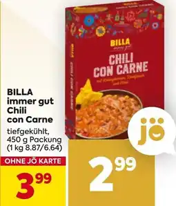Billa BILLA immer gut Chili con Carne Angebot