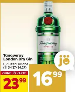 Billa Tanqueray London Dry Gin Angebot