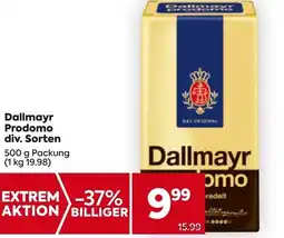 Billa Dallmayr Prodomo div. Sorten Angebot