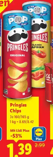 Lidl Pringles Chips Angebot