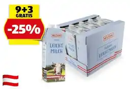 Hofer MILSANI Haltbare Milch, 1 l Angebot