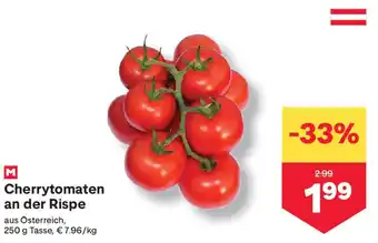 MPreis Cherrytomaten an der Rispe Angebot