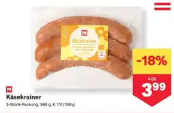 MPreis Käsekrainer Angebot