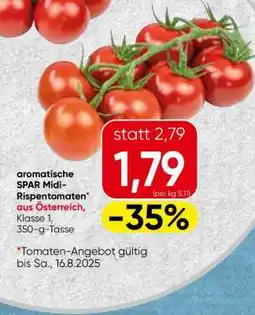 Spar aromatische SPAR Midi-Rispentomaten Angebot
