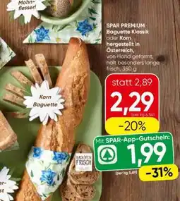 Spar SPAR PREMIUM Baguette Klassik oder Korn Angebot