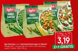 Spar Iglo Gemüse oder Gemüsemischungen im Beutel Angebot