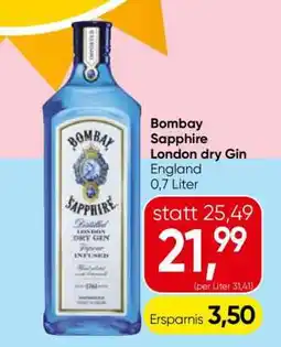 Spar Bombay Sapphire London Dry Gin Angebot