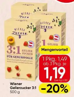 Spar Wiener Gelierzucker 3:1 Angebot