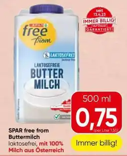 Spar SPAR free from Buttermilch Angebot