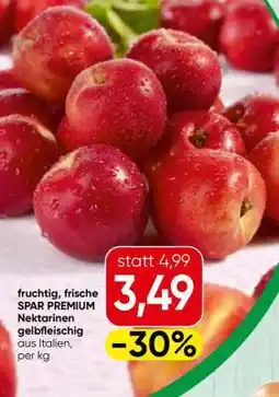 Spar SPAR PREMIUM Nektarinen gelbfleischig Angebot