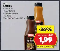 Hofer FELIX SAUCEN Angebot