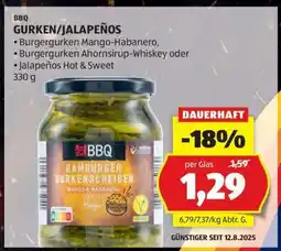 Hofer BBQ GURKEN/JALAPEÑOS Angebot