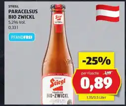 Hofer STIEGL PARACELSUS BIO ZWICKL Angebot