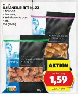 Hofer LYTTOS KARAMELLISIERTE NÜSSE Angebot