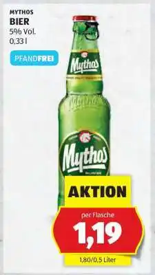 Hofer Mythos Bier Angebot