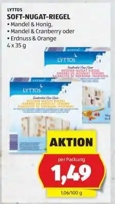 Hofer LYTTOS SOFT-NUGAT-RIEGEL Angebot