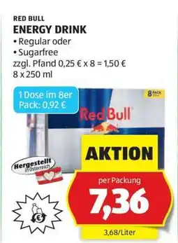 Hofer RED BULL ENERGY DRINK Angebot