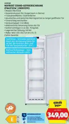 Hofer NOFROST STAND-GEFRIERSCHRANK (FNI4172CW | 20001319) Angebot