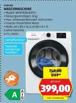 Hofer Gorenje Waschmaschine Angebot
