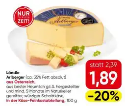Eurospar Ländle Arlberger Angebot
