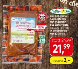 Eurospar Bio-Schweine-Karreesteaks Angebot