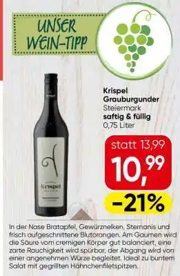 Eurospar Krispel Grauburgunder Angebot